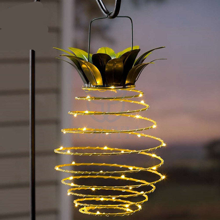 Outdoor Waterproof Garden Pineapple Solar Lights Path Lights Hanging Fairy Lights Solar Led Warm Fairy String Decor | Orazek UK Ltd