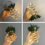 Outdoor Waterproof Garden Pineapple Solar Lights Path Lights Hanging Fairy Lights Solar Led Warm Fairy String Decor | Orazek UK Ltd