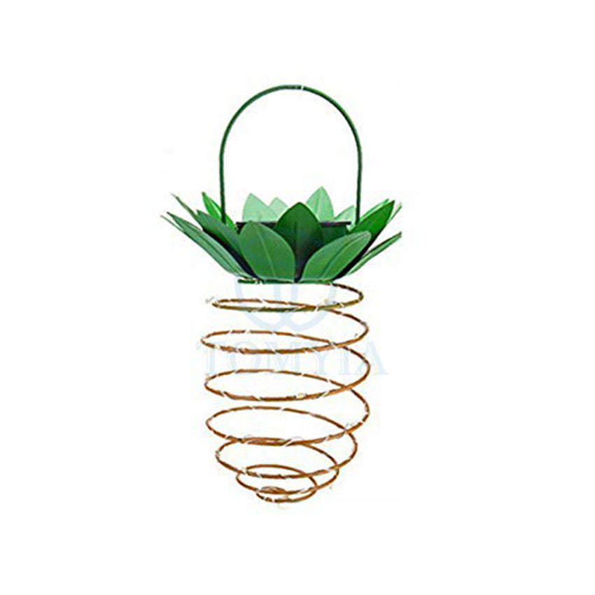 Outdoor Waterproof Garden Pineapple Solar Lights Path Lights Hanging Fairy Lights Solar Led Warm Fairy String Decor Orazek UK Ltd
