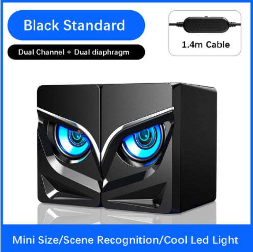 PC Gaming Speakers, 2.0 Channel Stereo Desktop Computer Sound Bar Speakers | Orazek UK Ltd
