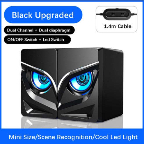 PC Gaming Speakers, 2.0 Channel Stereo Desktop Computer Sound Bar Speakers | Orazek UK Ltd