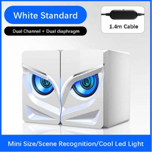 PC Gaming Speakers, 2.0 Channel Stereo Desktop Computer Sound Bar Speakers | Orazek UK Ltd