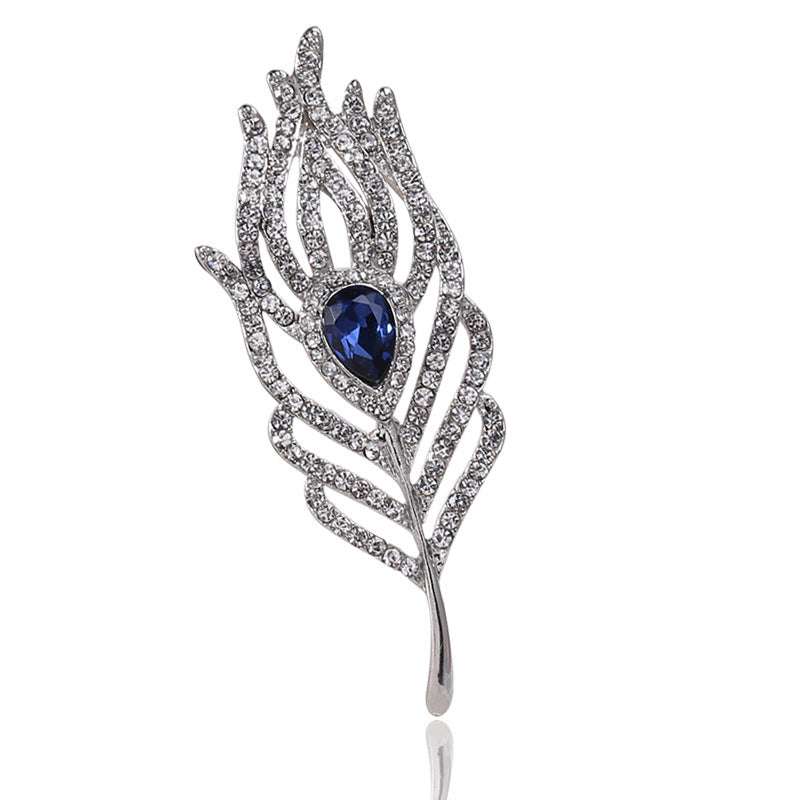 Pendant Feather Brooch Dual-purpose Pin Brooch Orazek UK Ltd