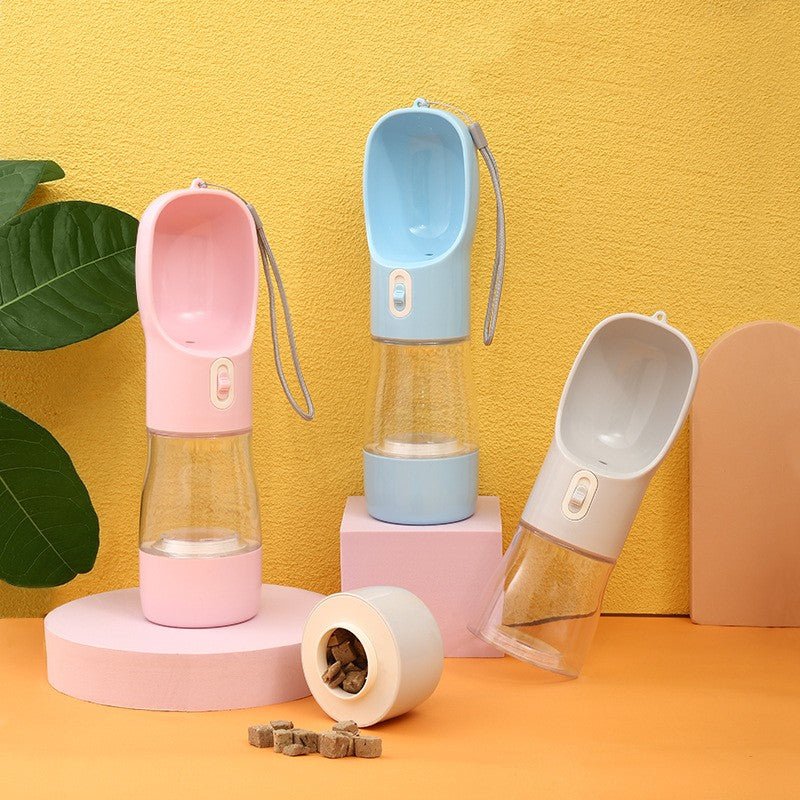 Pet Dog Water Bottle Feeder Bowl Portable Water Food Bottle Pets Outdoor Travel Drinking Dog Bowls Water Bowl For Dogs | Orazek UK Ltd