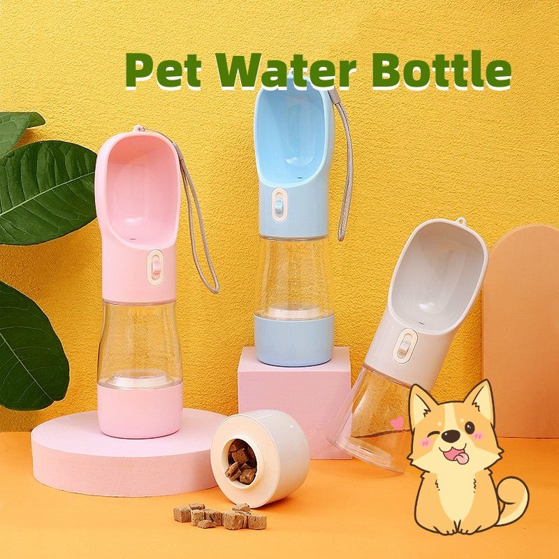 Pet Dog Water Bottle Feeder Bowl Portable Water Food Bottle Pets Outdoor Travel Drinking Dog Bowls Water Bowl For Dogs | Orazek UK Ltd