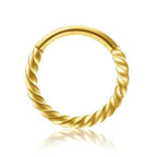 Piercing Twist Thread Round Nose Ring Nipple Ring Nose Stud Stainless Steel Earrings | Orazek UK Ltd