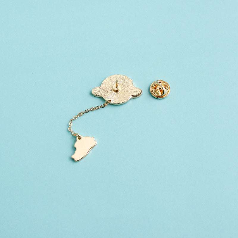 Planet Bunny Brooch Bag Pendant Jewelry Cute Japanese Badge Ins Tide Personality Men And Women Accessories | Orazek UK Ltd