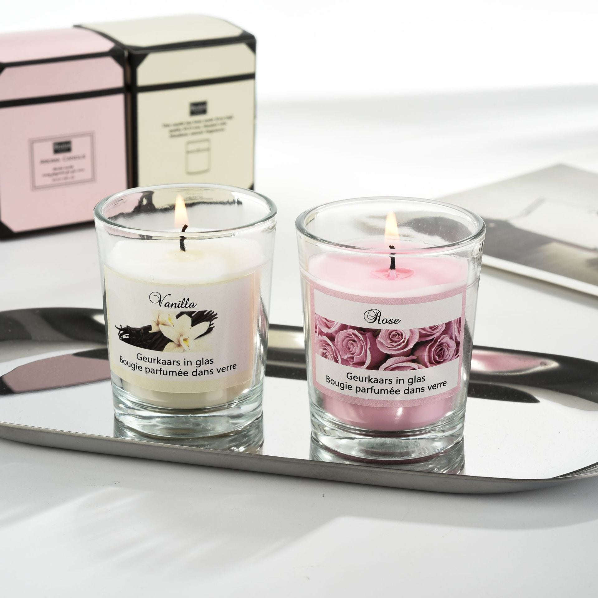 Plant Candles Aromatherapy Glass Romantic Fragrance Orazek UK Ltd