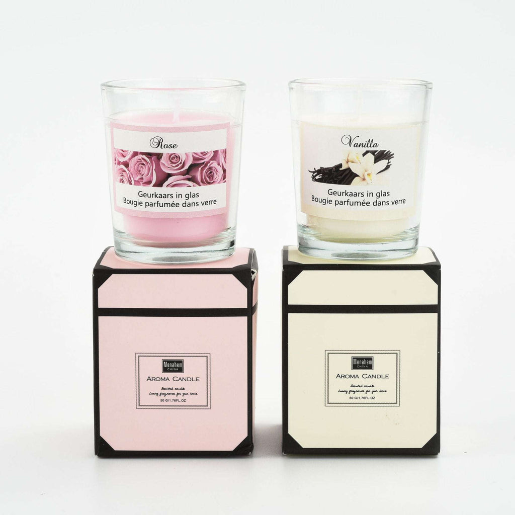 Plant Candles Aromatherapy Glass Romantic Fragrance Orazek UK Ltd