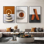 Plant Leaf Wall Art Canvas Painting | Orazek UK Ltd