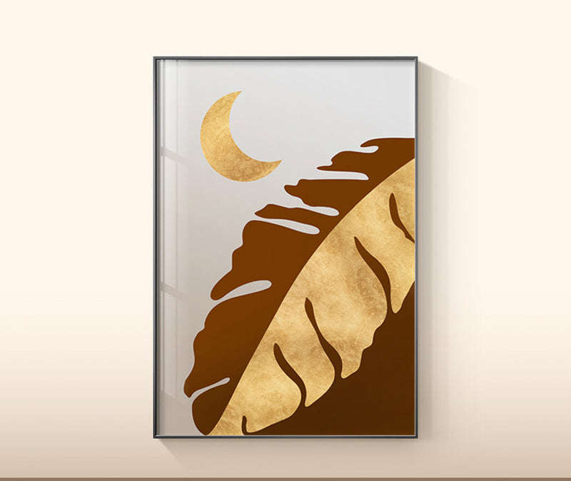 Plant Leaf Wall Art Canvas Painting | Orazek UK Ltd