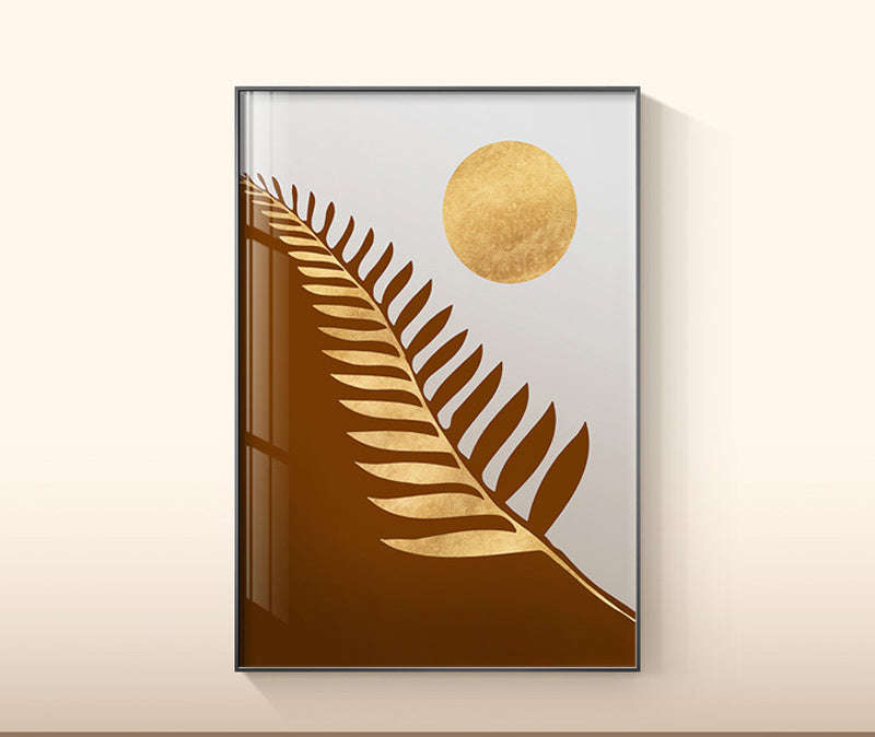 Plant Leaf Wall Art Canvas Painting Orazek UK Ltd