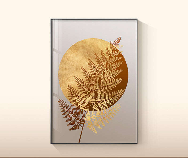Plant Leaf Wall Art Canvas Painting Orazek UK Ltd