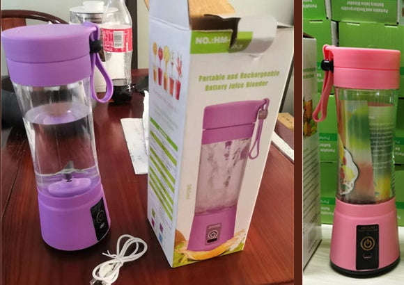 Portable Blender With USB Rechargeable Mini Kitchen Fruit Juice Mixer Home Simple Portable Electric Mini Juicer | Orazek UK Ltd