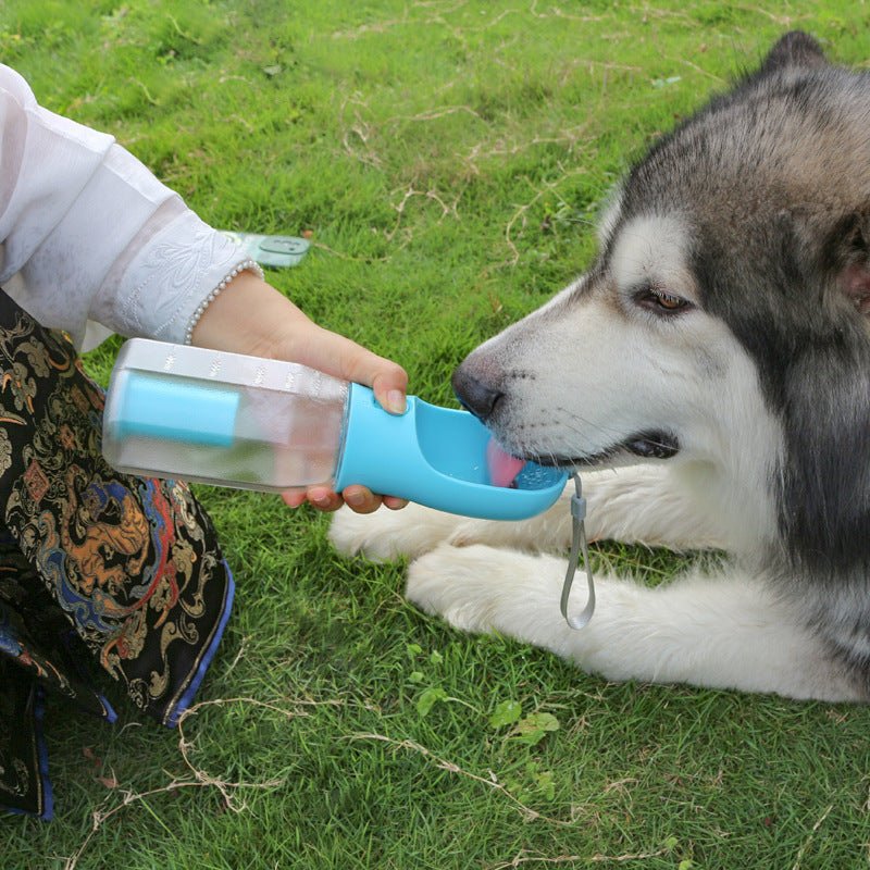 Portable Cat Dog Water Bottle Food Feeder Drinker Poop Dispenser 3 In 1 Leak-proof Multifunctional Dog Water Bottle Pet Products | Orazek UK Ltd