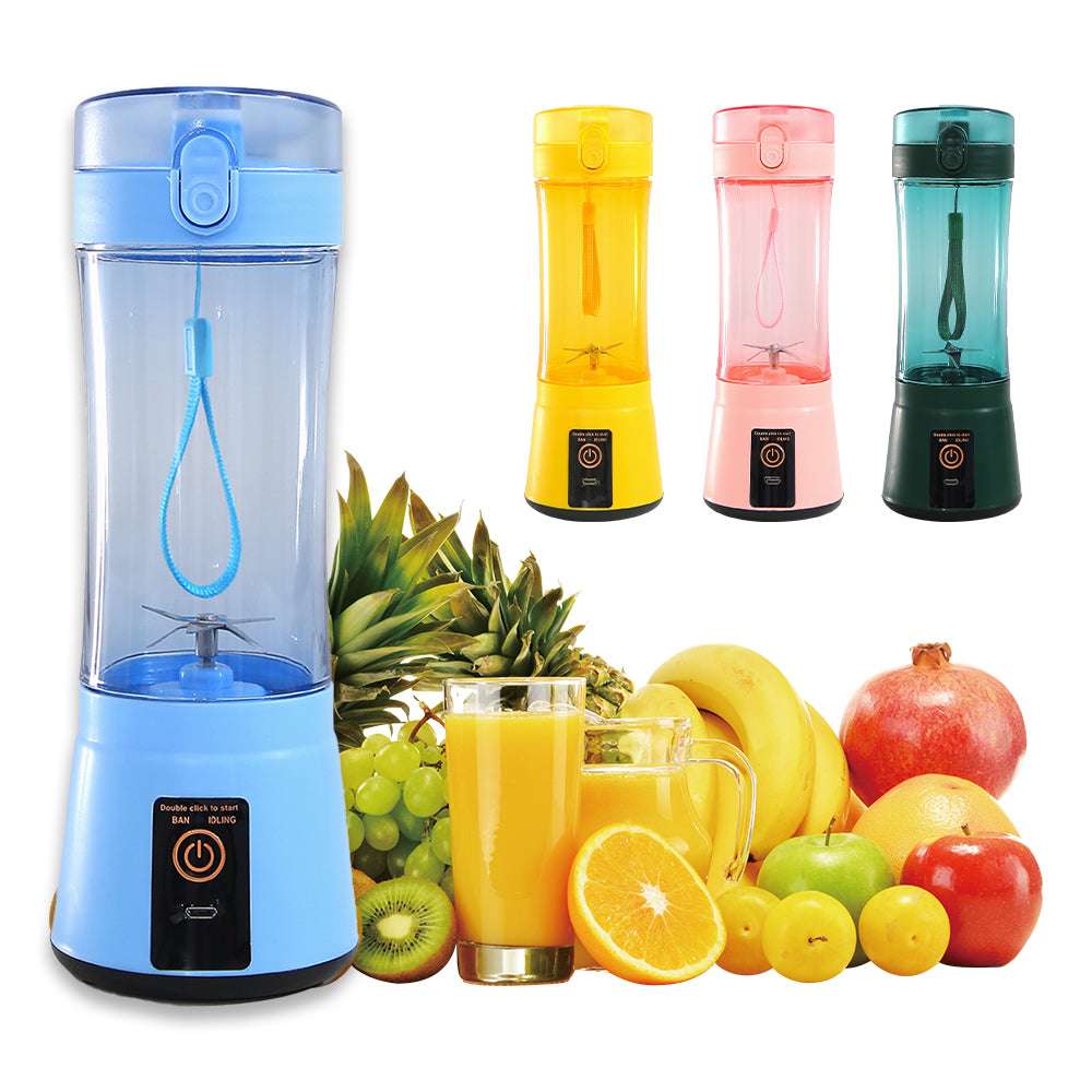 Portable Electric Fruit Juicer Wireless USB Rechargeable Mini Mixer Multifunction Summer Smoothie Blender Machine Kitchen Supplies | Orazek UK Ltd
