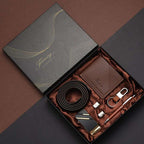 Practical Men's Tiandigai Gift Set Belt Wallet Keychain Pen 4-Piece Gift Box | Orazek UK Ltd