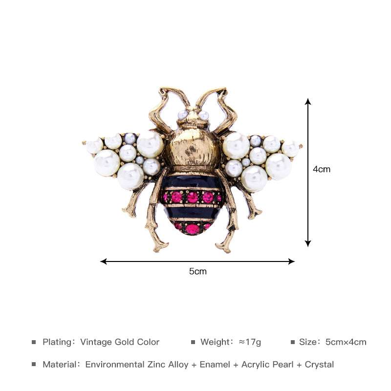 Premium sense vintage brooch bee brooch | Orazek UK Ltd