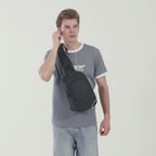 Anti-theft Lock Upscale Chest Bag Men Shoulder Bag