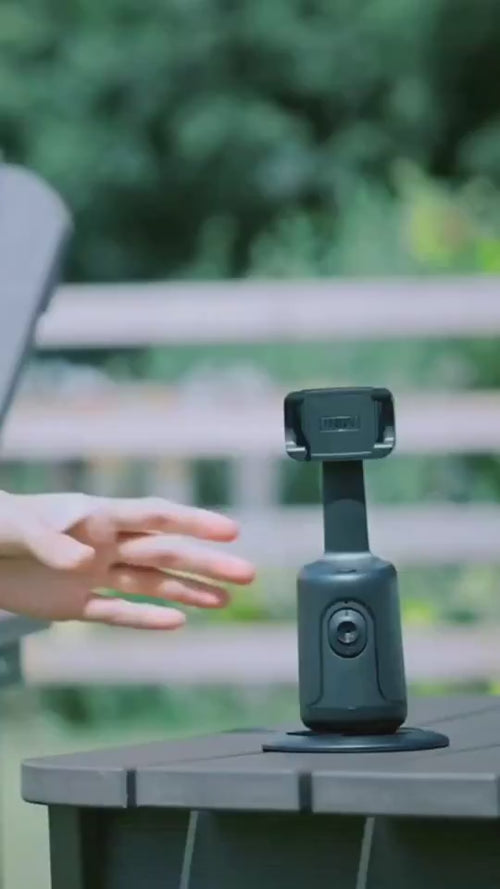 360° AI Face Tracking Gimbal | Auto Tracking Phone Holder & Vlog Stabilizer | Orazek