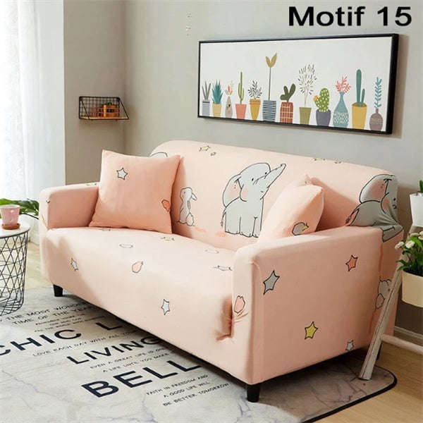 Printed sofa cushion sofa cover sofa cover | Orazek UK Ltd