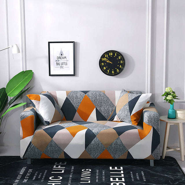 Printed sofa cushion sofa cover sofa cover | Orazek UK Ltd