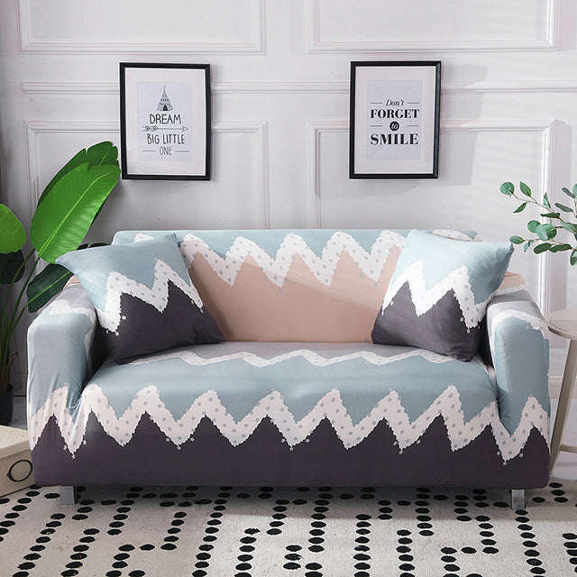 Printed sofa cushion sofa cover sofa cover | Orazek UK Ltd