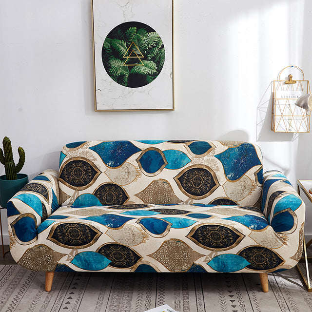 Printed sofa cushion sofa cover sofa cover | Orazek UK Ltd