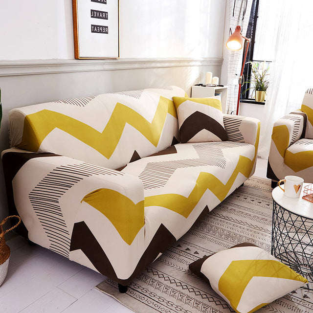 Printed sofa cushion sofa cover sofa cover | Orazek UK Ltd