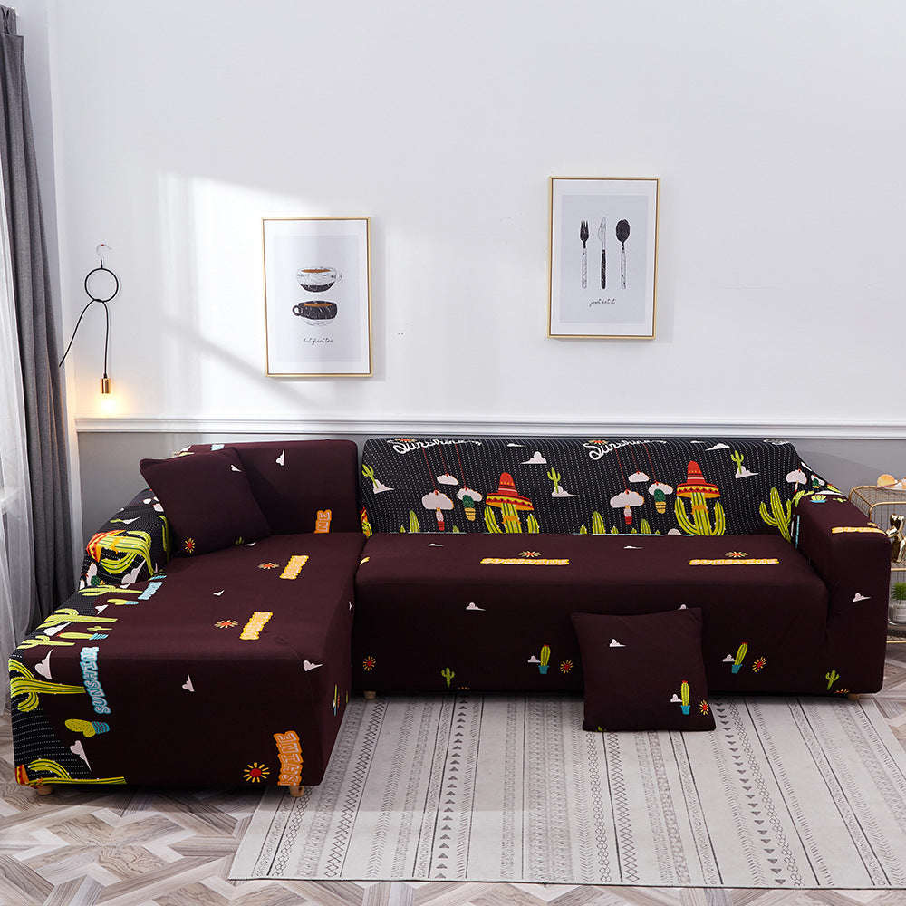 Printed sofa cushion sofa cover sofa cover | Orazek UK Ltd