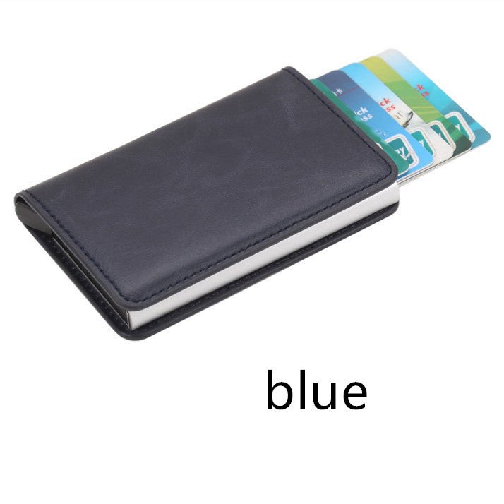 PU Automatic Card Card Holder RFID Multi-function Card Holder | Orazek UK Ltd