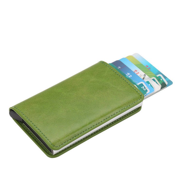 PU Automatic Card Card Holder RFID Multi-function Card Holder | Orazek UK Ltd