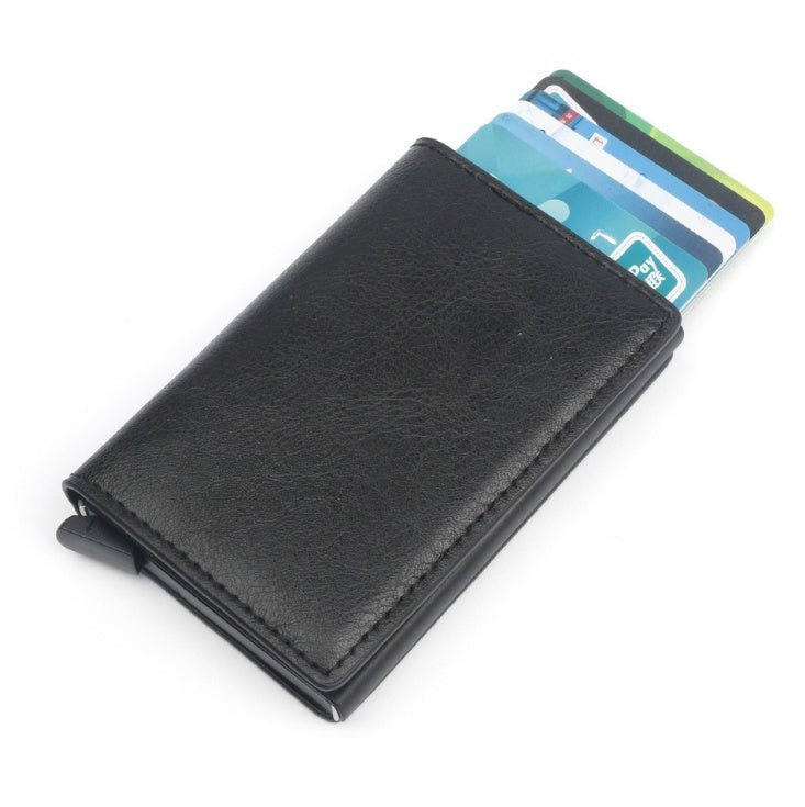 PU Automatic Card Card Holder RFID Multi-function Card Holder | Orazek UK Ltd