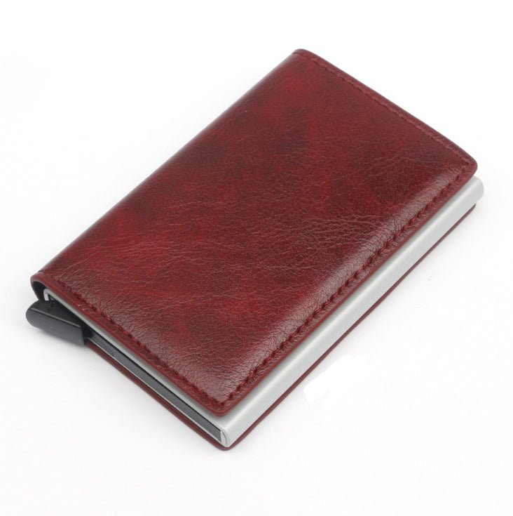 PU Automatic Card Card Holder RFID Multi-function Card Holder | Orazek UK Ltd