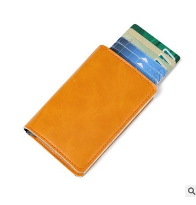 PU Automatic Card Card Holder RFID Multi-function Card Holder | Orazek UK Ltd