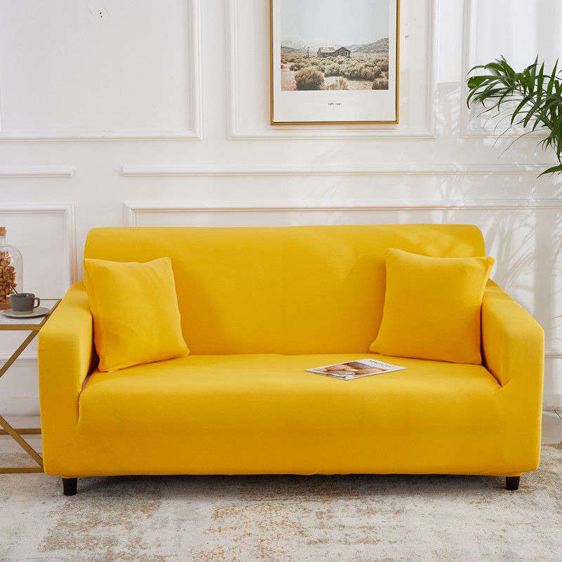 Pure Color Stretch Sofa Cover All-Inclusive Universal Sofa Cover Sofa Cushion Fabric | Orazek UK Ltd