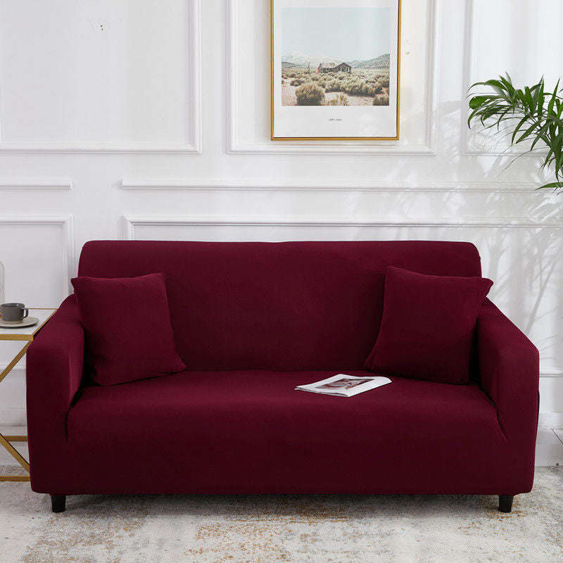 Pure Color Stretch Sofa Cover All-Inclusive Universal Sofa Cover Sofa Cushion Fabric | Orazek UK Ltd