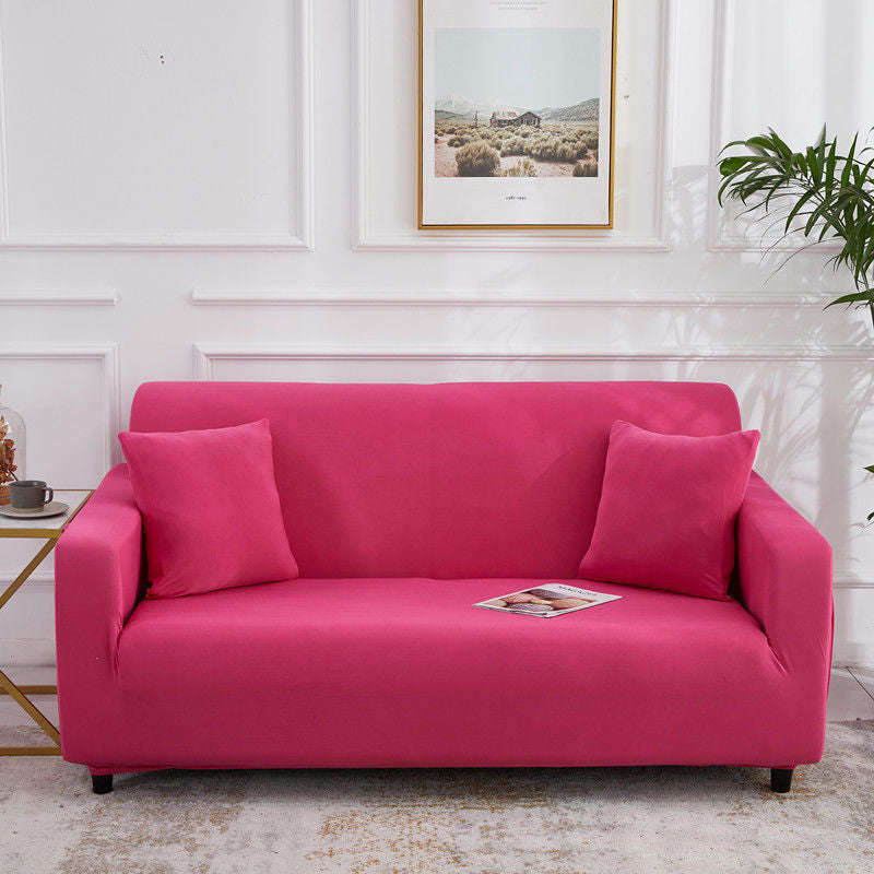 Pure Color Stretch Sofa Cover All-Inclusive Universal Sofa Cover Sofa Cushion Fabric | Orazek UK Ltd