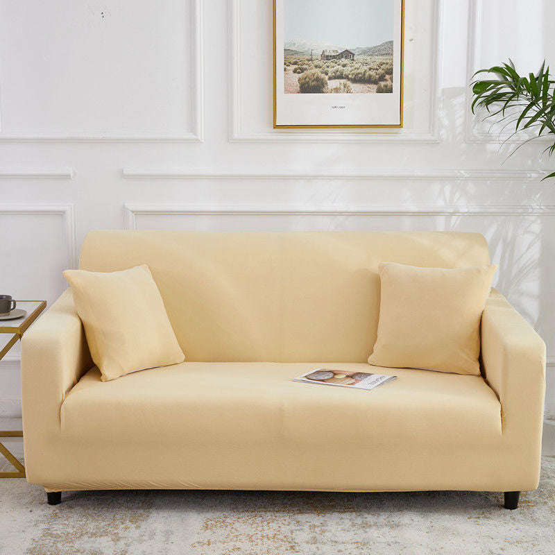 Pure Color Stretch Sofa Cover All-Inclusive Universal Sofa Cover Sofa Cushion Fabric | Orazek UK Ltd