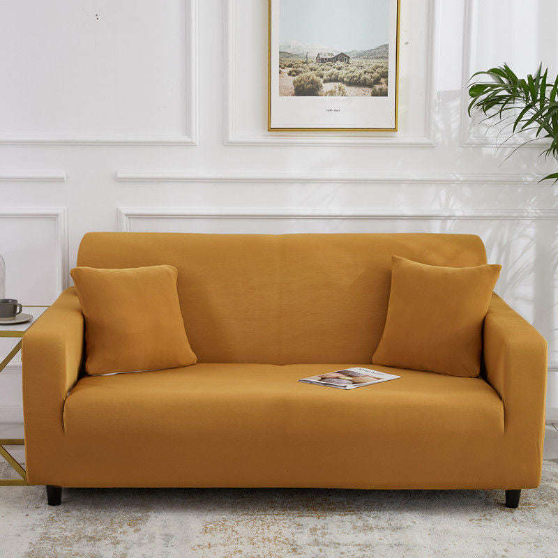 Pure Color Stretch Sofa Cover All-Inclusive Universal Sofa Cover Sofa Cushion Fabric | Orazek UK Ltd