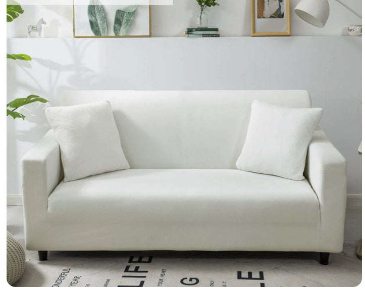 Pure Color Stretch Sofa Cover All-Inclusive Universal Sofa Cover Sofa Cushion Fabric | Orazek UK Ltd