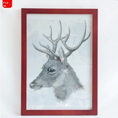 Rectangular Solid Wood Photo Frame Photo Wall Wall Hanging Table Wooden Picture Frame | Orazek UK Ltd