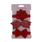 Red Colour Baby Girls Bow hair accessories | Orazek UK Ltd