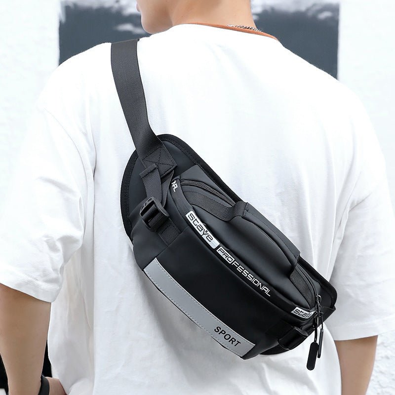 Reflective Waist Bags Men Crossbody Bag Pack For Travel Walking Running Hiking Cycling | Orazek UK Ltd