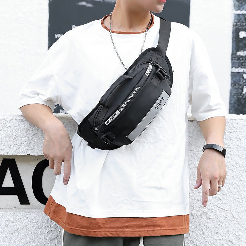 Reflective Waist Bags Men Crossbody Bag Pack For Travel Walking Running Hiking Cycling | Orazek UK Ltd