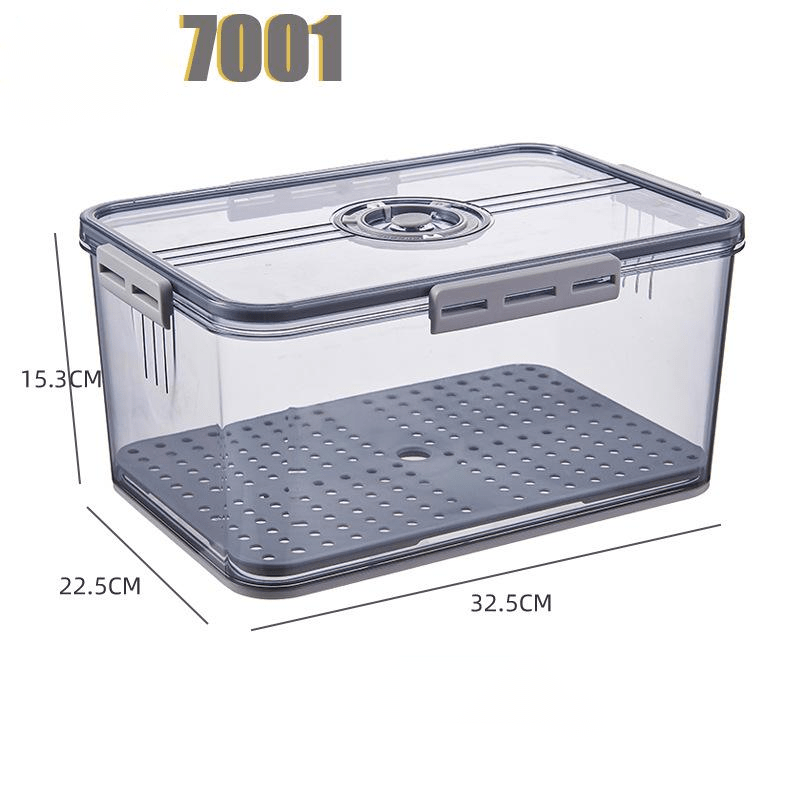 Refrigerator Storage Box Transparent Food Grade PET Plastic Storage Box | Orazek UK Ltd