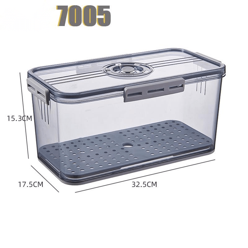 Refrigerator Storage Box Transparent Food Grade PET Plastic Storage Box | Orazek UK Ltd