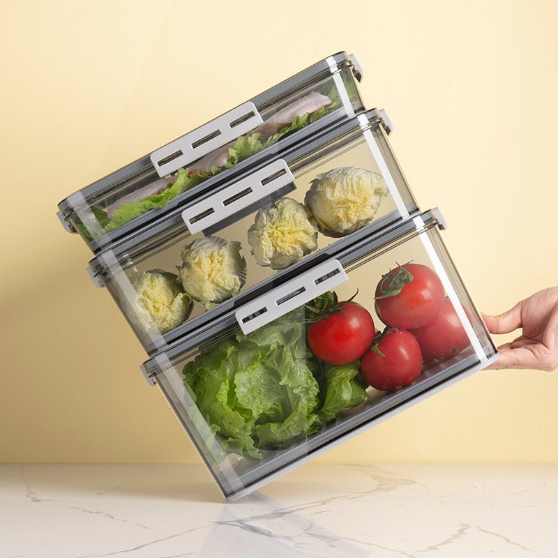 Refrigerator Storage Box Transparent Food Grade PET Plastic Storage Box | Orazek UK Ltd