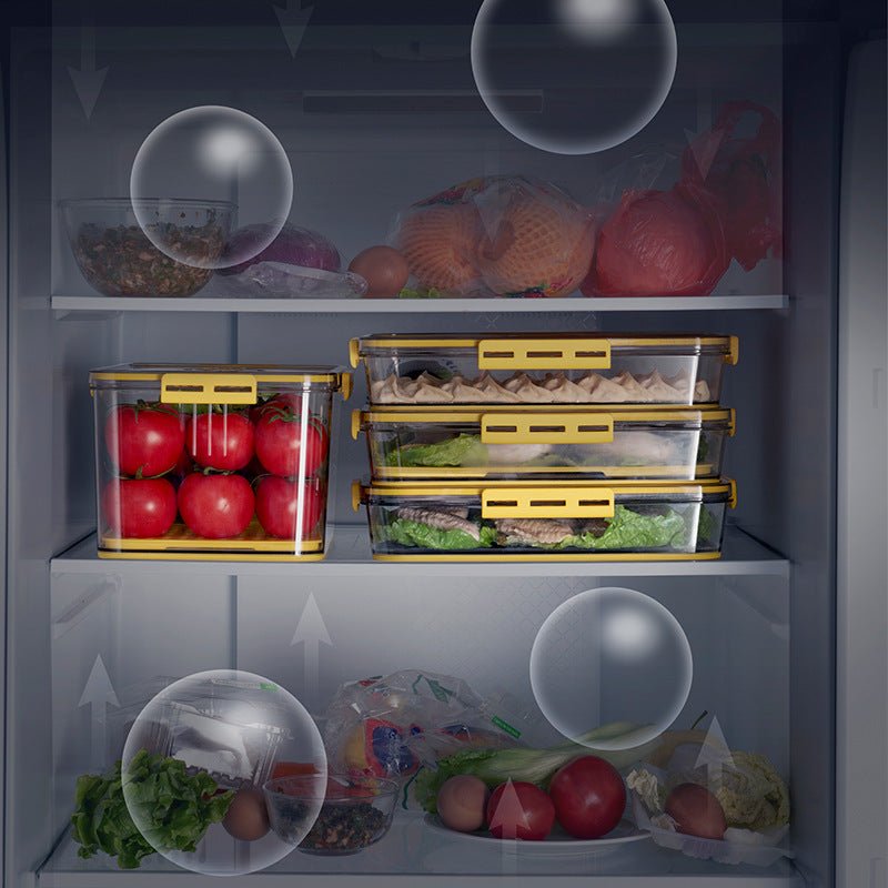 Refrigerator Storage Box Transparent Food Grade PET Plastic Storage Box | Orazek UK Ltd