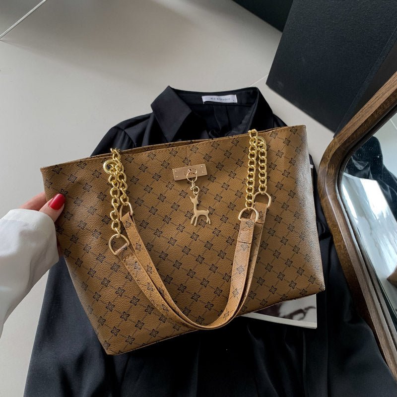 Retro Commuter Texture Chain Shoulder Bag For Women Spring | Orazek UK Ltd